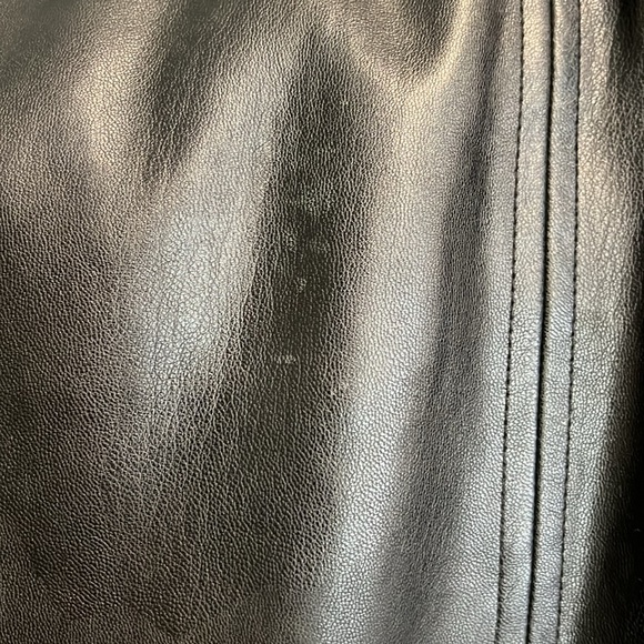 Worthington black faux leather pencil skirt - Picture 5 of 9